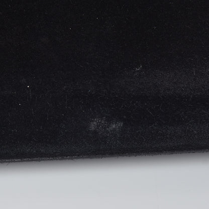 Saint Laurent Velvet Classic Monogram Cassandre Tassel Clutch Black 12 of 17