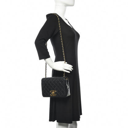 Chanel Lambskin Quilted Small Single Flap Black 2 of 17