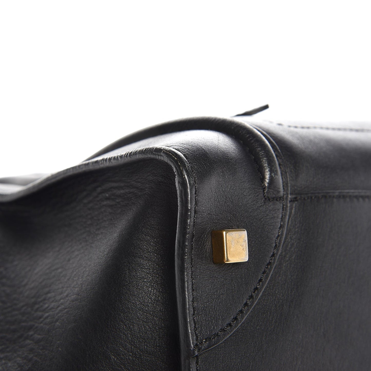 Smooth Calfskin Mini Luggage Black