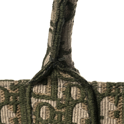 Christian Dior Oblique Large Book Tote Vert Multicolor 14 of 15