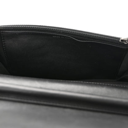 Chanel Calfskin Chevron Quilted Braided Boy Wallet On Chain WOC Black 12 of 14
