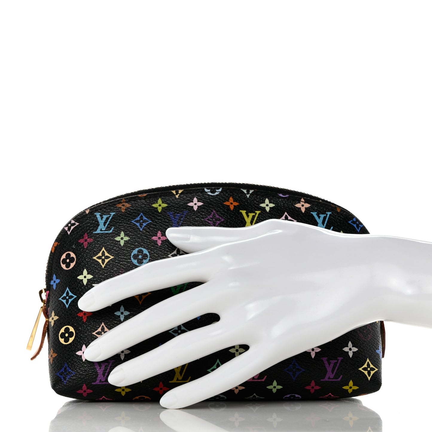 Monogram Multicolor Cosmetic Pouch Black Grenade