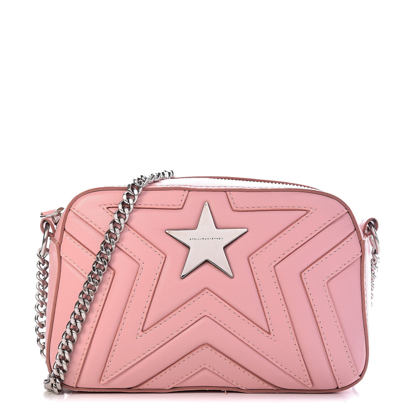 Eco Alter Nappa Star Patch Shoulder Bag Pink