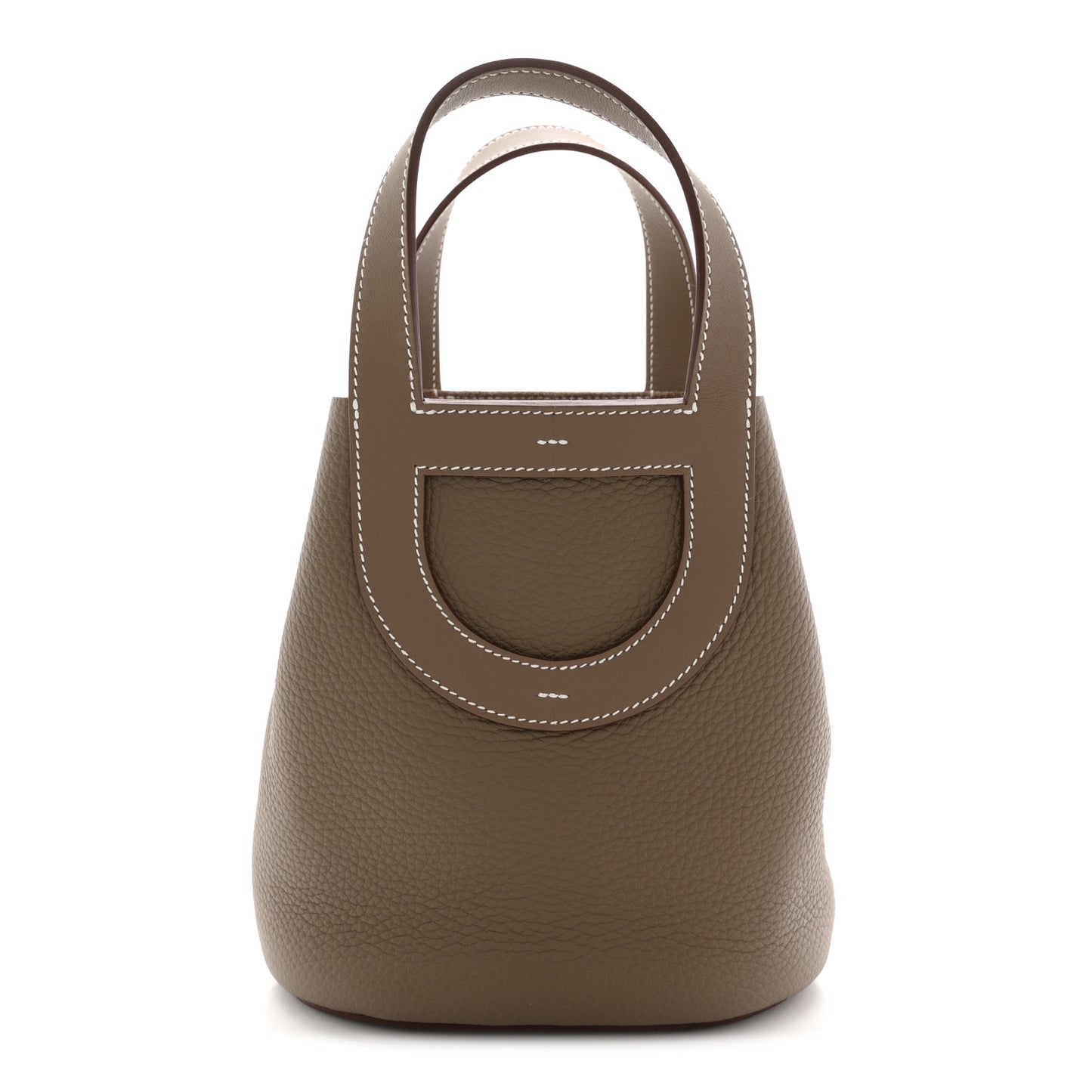 Taurillon Clemence Swift In-The-Loop 18 Bag Etoupe