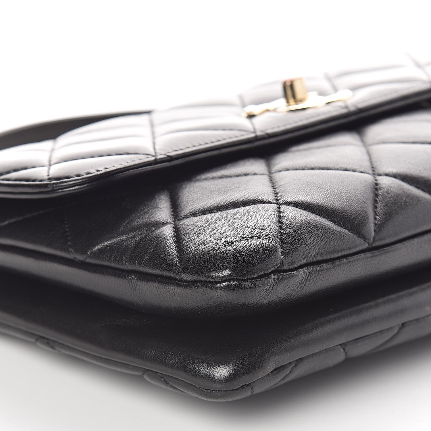 Chanel Lambskin Quilted Medium Trendy CC Flap Black 9 of 10