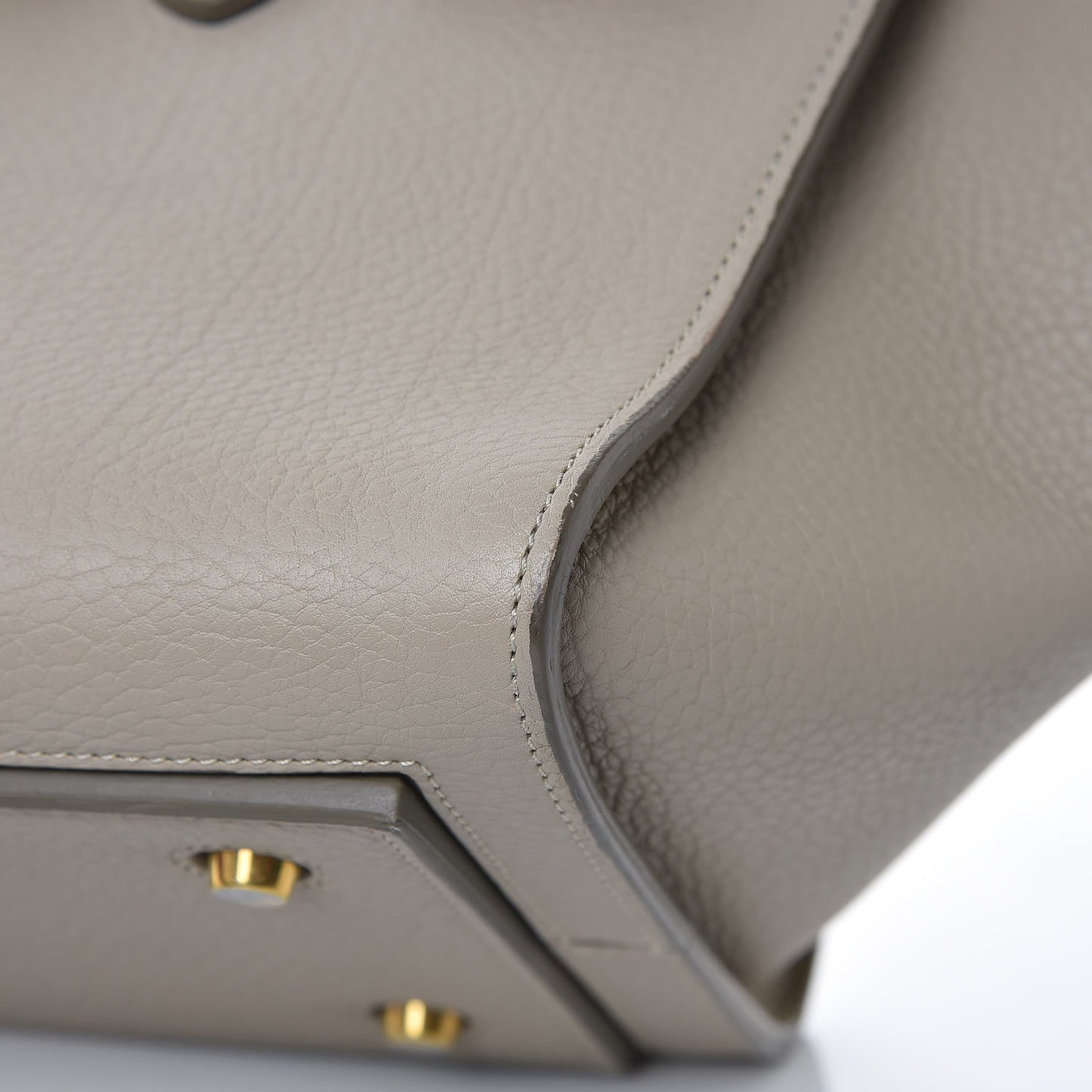 Crisped Calfskin Small Tie Knot Tote Light Taupe