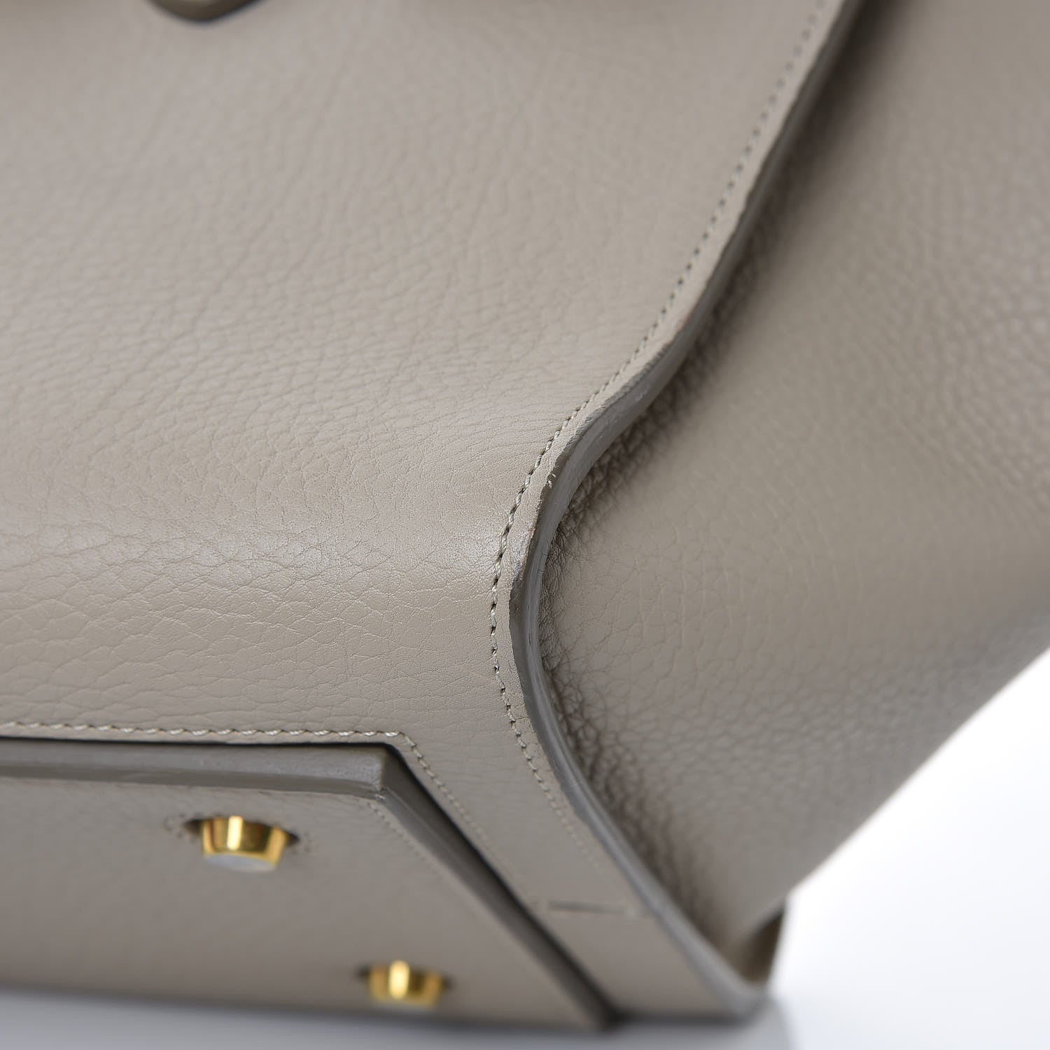 Celine Crisped Calfskin Small Tie Knot Tote Light Taupe 13 of 15