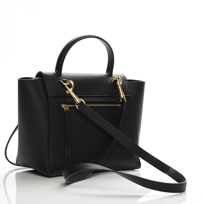 Celine Grained Calfskin Micro Belt Bag Black 4 of 7