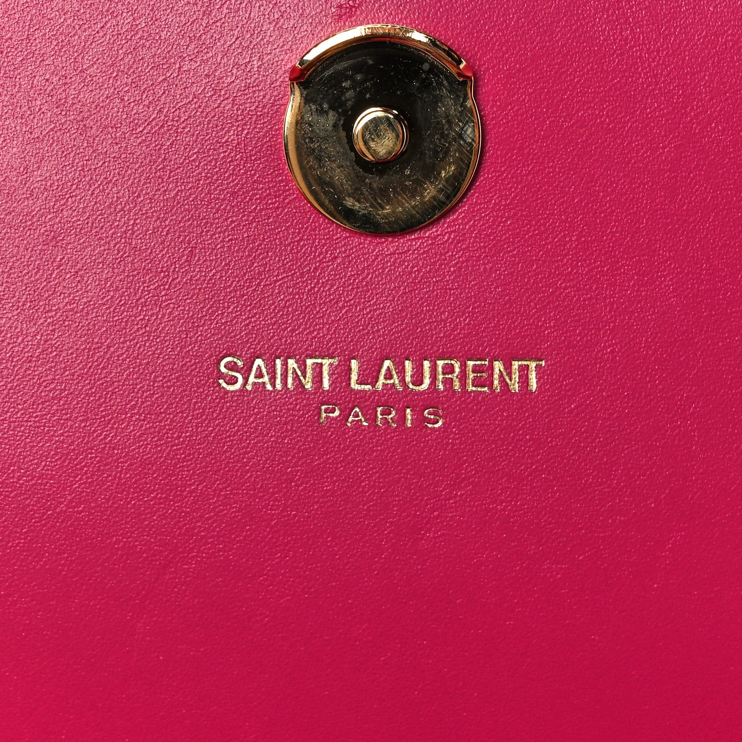 Saint Laurent Smooth Calfskin Medium Classic Monogram Kate Tassel Satchel Fuchsia 7 of 14