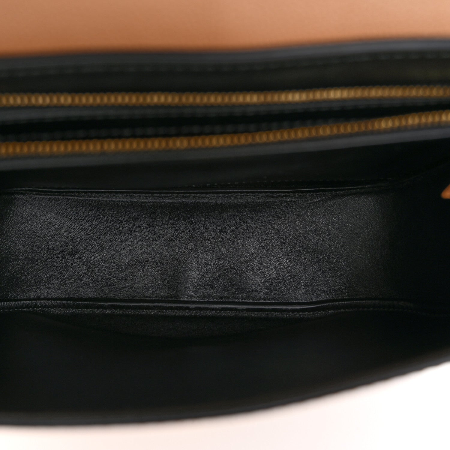 Versace Grained Calfskin La Medusa Chain Clutch Bag Brown 5 of 10