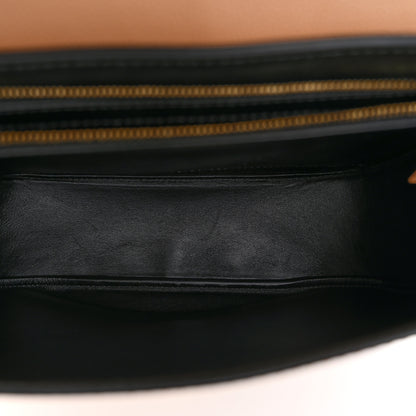 Versace Grained Calfskin La Medusa Chain Clutch Bag Brown 5 of 10