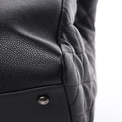 Chanel Caviar Lambskin Quilted Large Coco Break Shopping Bag Black 11 of 15