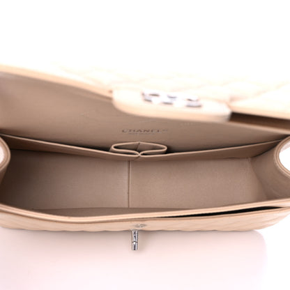 Chanel Caviar Quilted Jumbo Double Flap Beige Clair 5 of 19