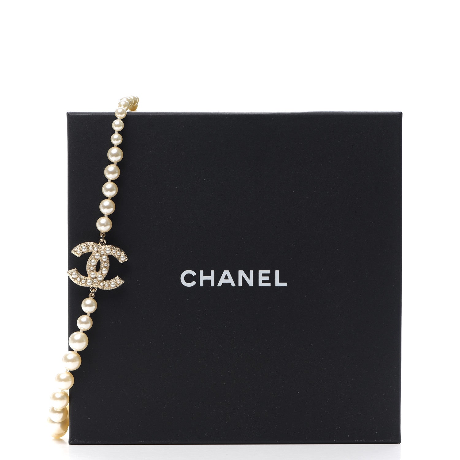 Chanel Graduated Pearl CC Short Necklace Gold 4 of 4