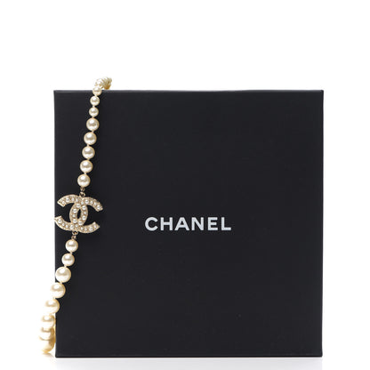 Chanel Graduated Pearl CC Short Necklace Gold 4 of 4