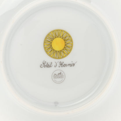 Hermes Porcelain Soleil d'Hermes Breakfast Cup And Saucer Set Of 2 7 of 9