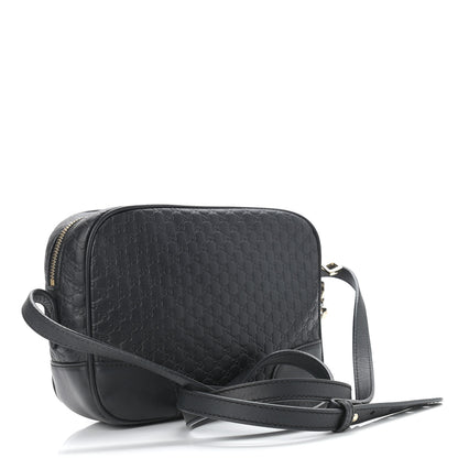 Gucci Microguccissima Mini Bree Messenger Bag Black 3 of 9