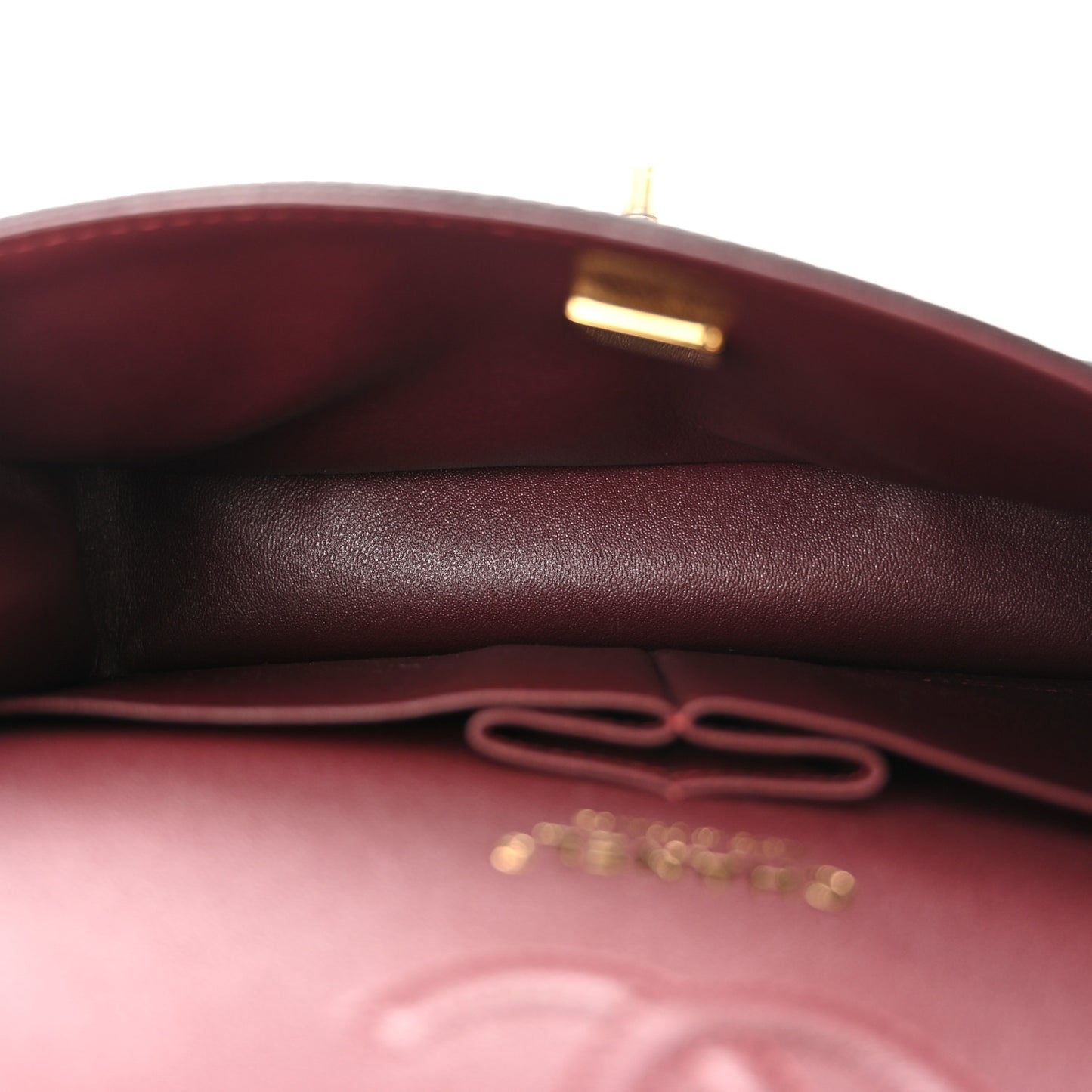 Caviar Quilted Small Double Flap Black