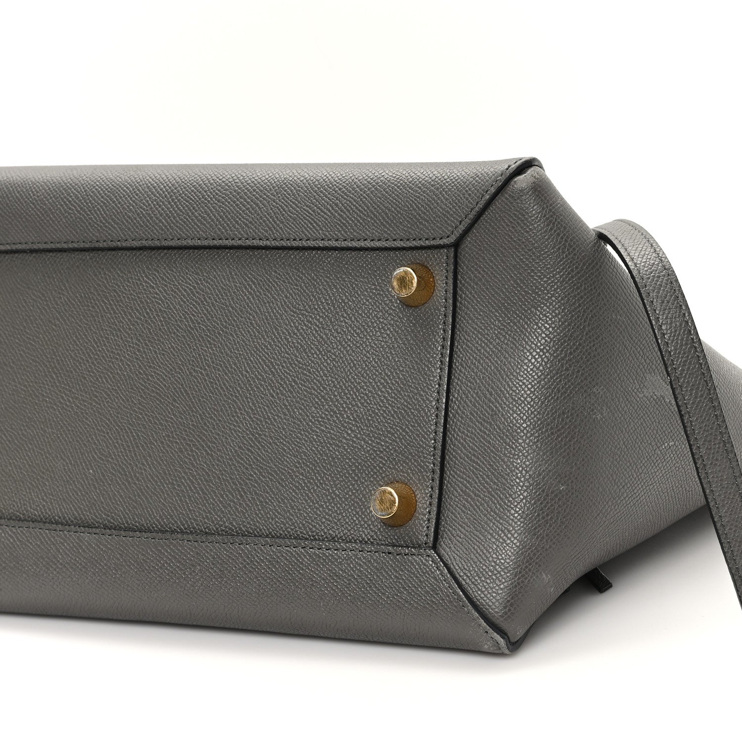 Celine Grained Calfskin Mini Belt Bag Grey 9 of 14
