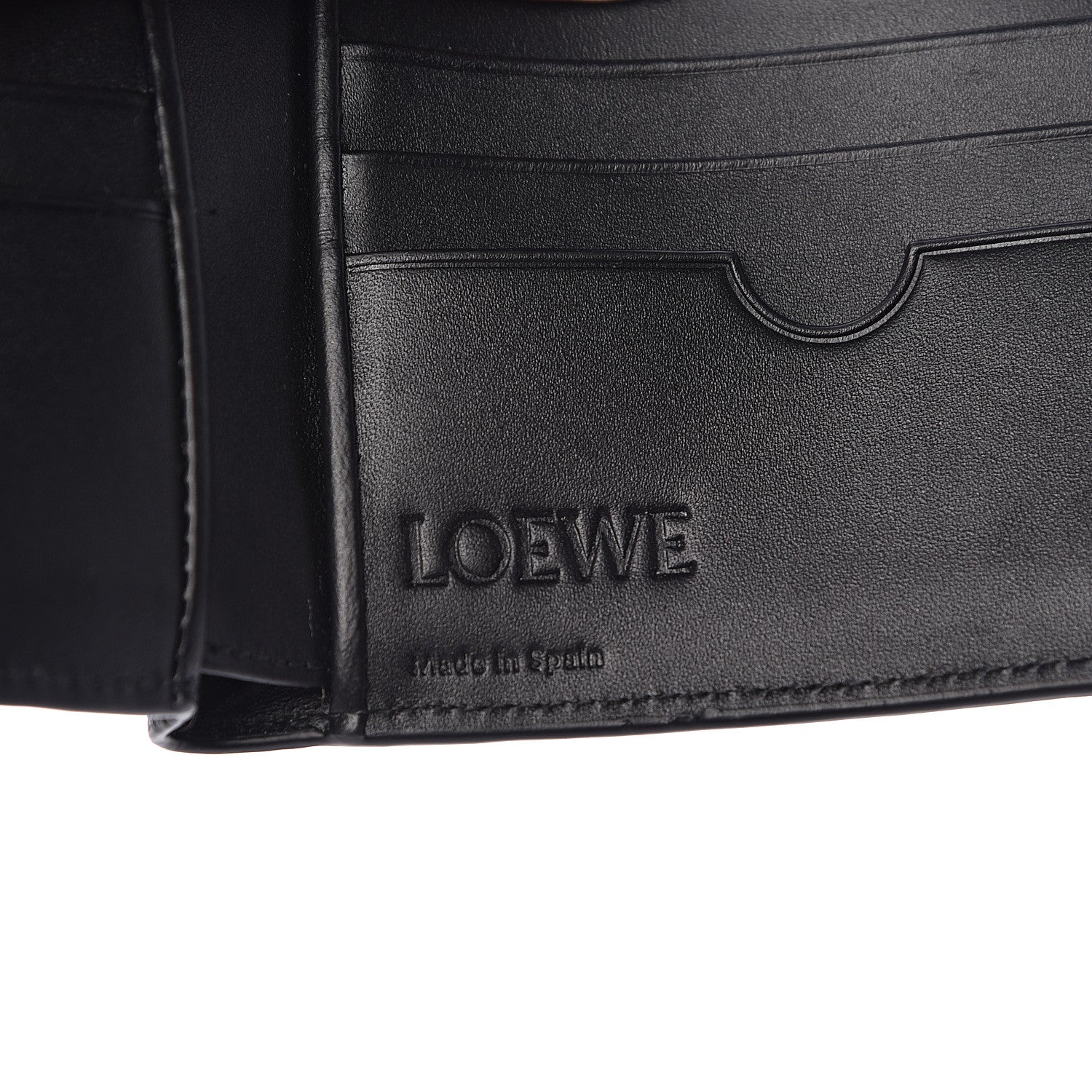 Loewe Calfskin Bi-fold Animals Wallet Black 6 of 8