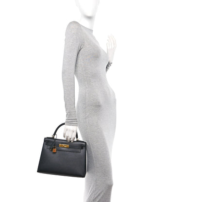 Hermes Epsom Kelly Sellier 28 Black 2 of 16