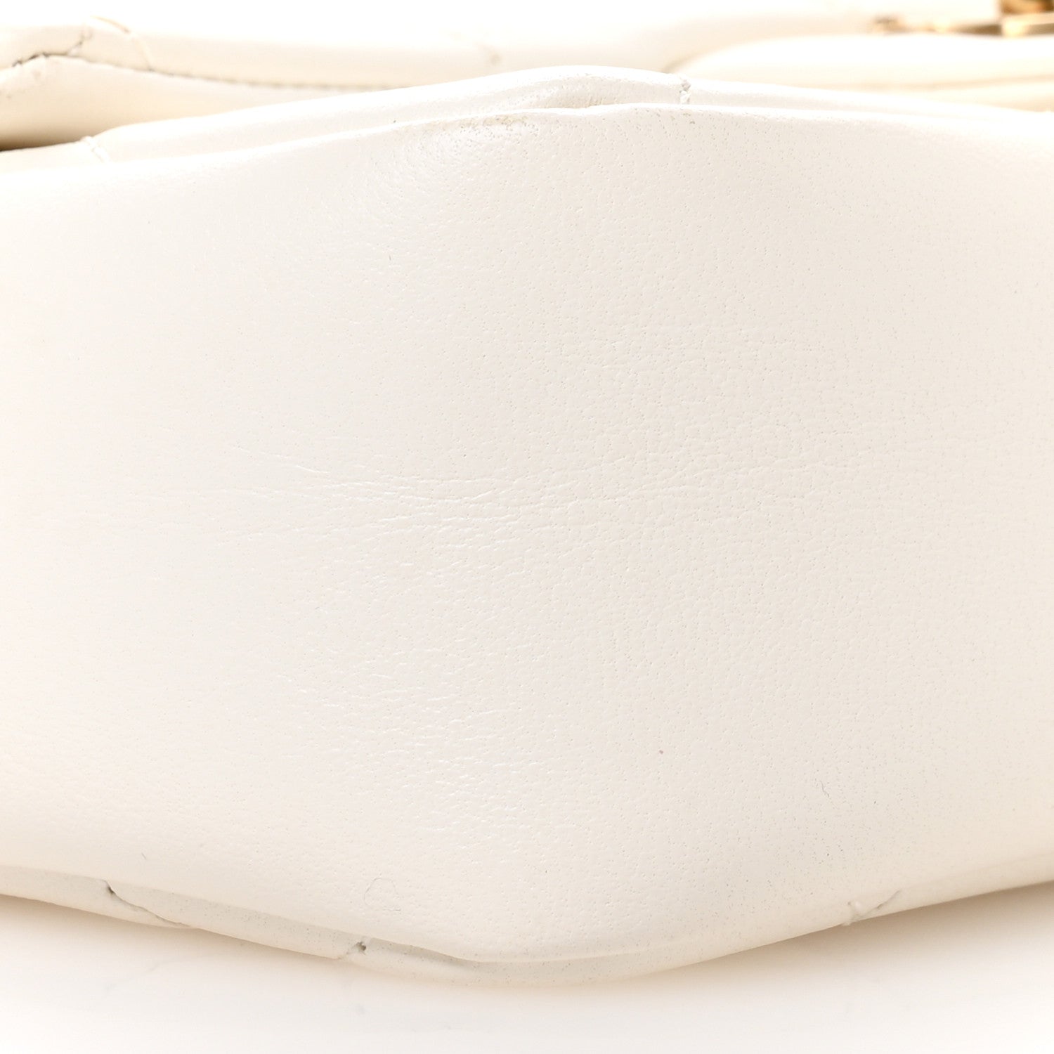 Chanel Lambskin Quilted Mini Heart Charms Flap White 9 of 11