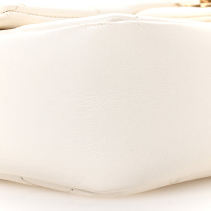 Chanel Lambskin Quilted Mini Heart Charms Flap White 9 of 11