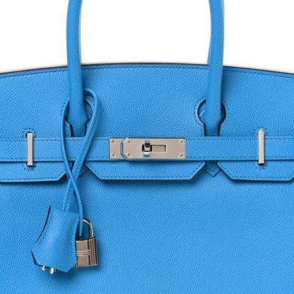 Hermes Epsom Birkin 30 Bleu Frida 8 of 11