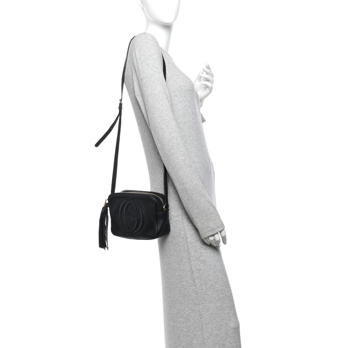 Gucci Pebbled Calfskin Small Soho Disco Bag Black 2 of 12