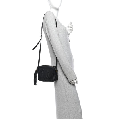 Gucci Pebbled Calfskin Small Soho Disco Bag Black 2 of 12