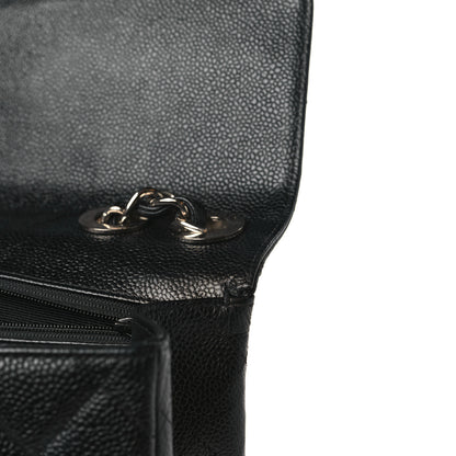 Chanel Caviar Quilted Jumbo Single Flap Black 10 of 10
