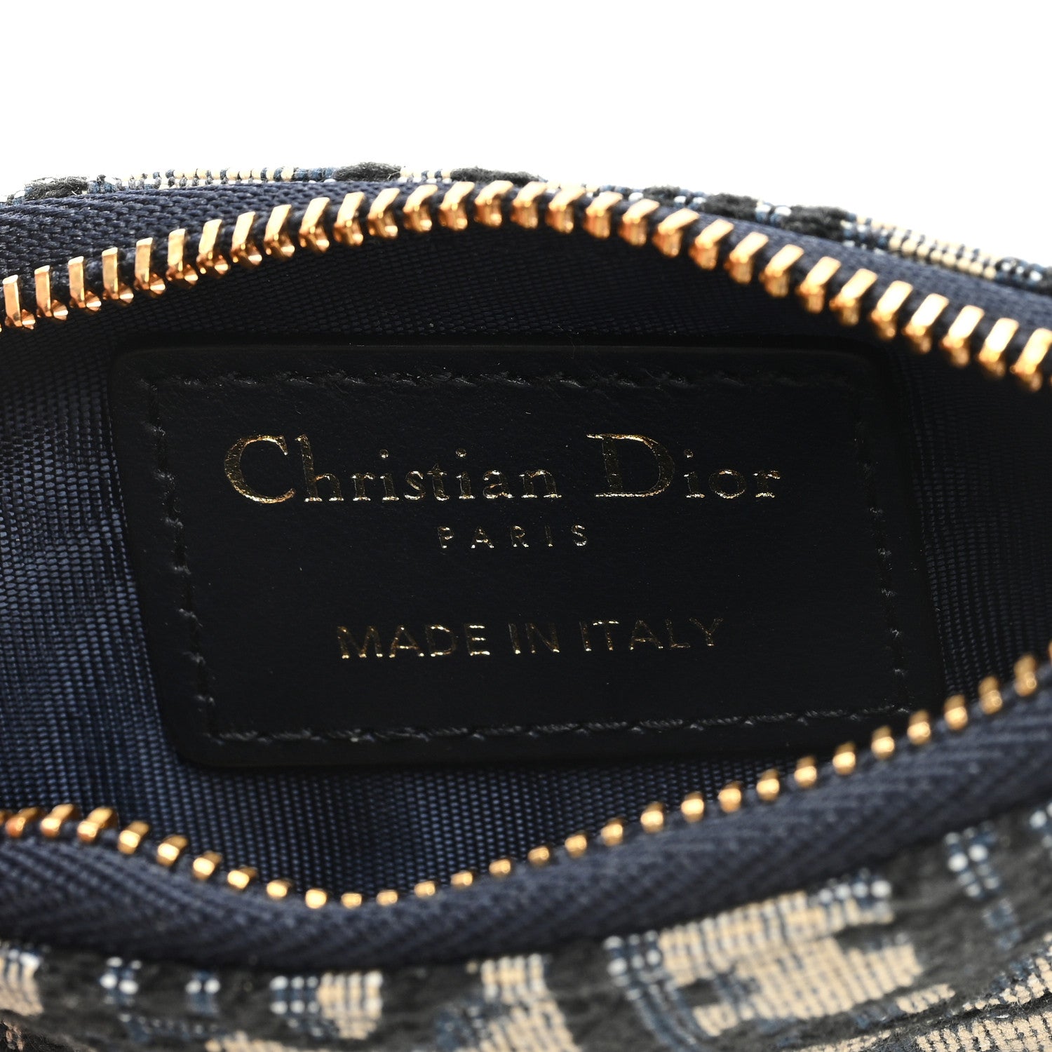 Christian Dior Oblique Key Case Blue 6 of 6