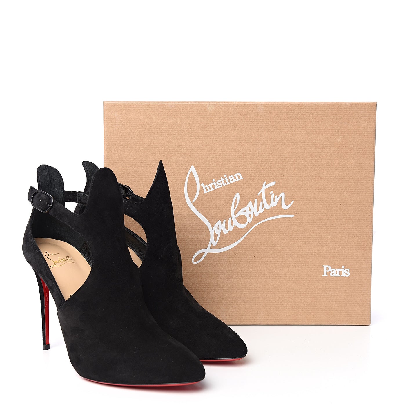 Veau Velours Canadada 100 Booties 39.5 Black