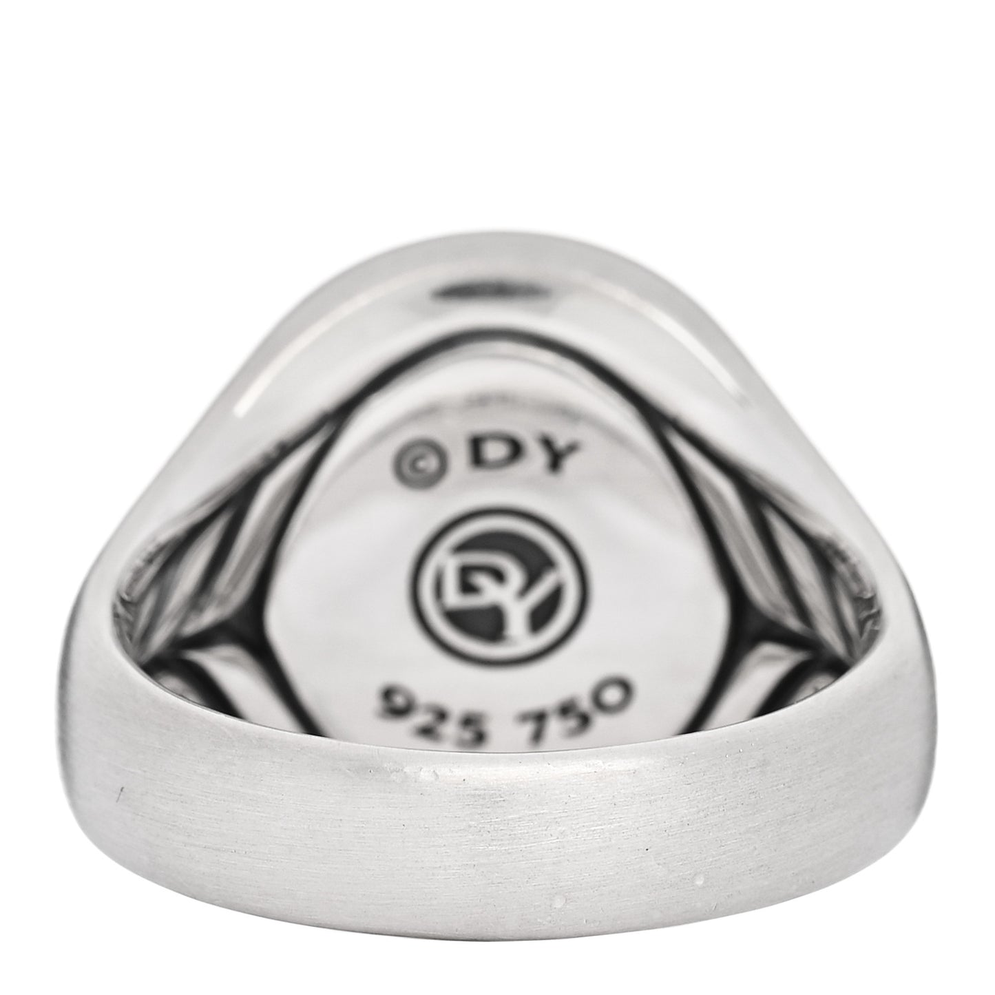 Sterling Silver 18K Yellow Gold Petrvs Scarab Signet Ring 70 13