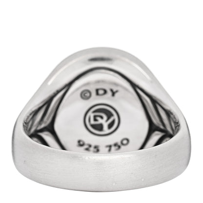 David Yurman Sterling Silver 18K Yellow Gold Petrvs Scarab Signet Ring 70 13 2 of 4