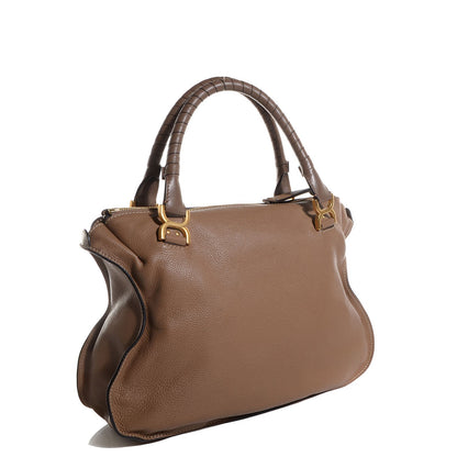 Chloe Calfskin Large Marcie Satchel Nut 3 of 8
