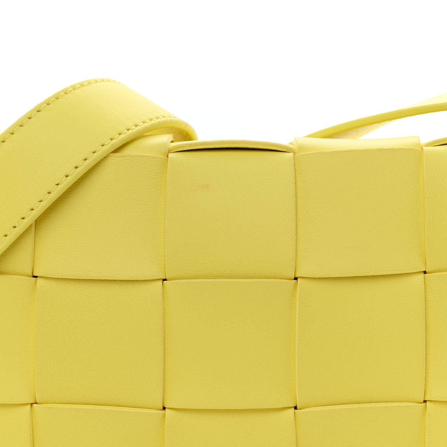 Bottega Veneta Lambskin Maxi Intrecciato Small Cassette Crossbody