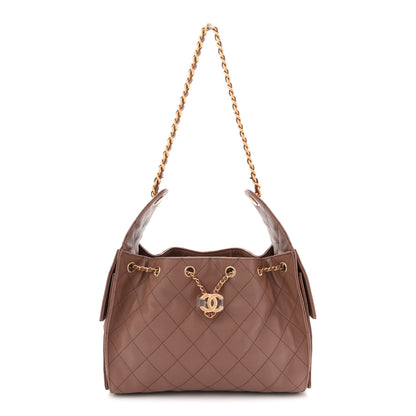 Chanel Caviar Quilted Small Chanel 25 Handbag Brown 1 of 10