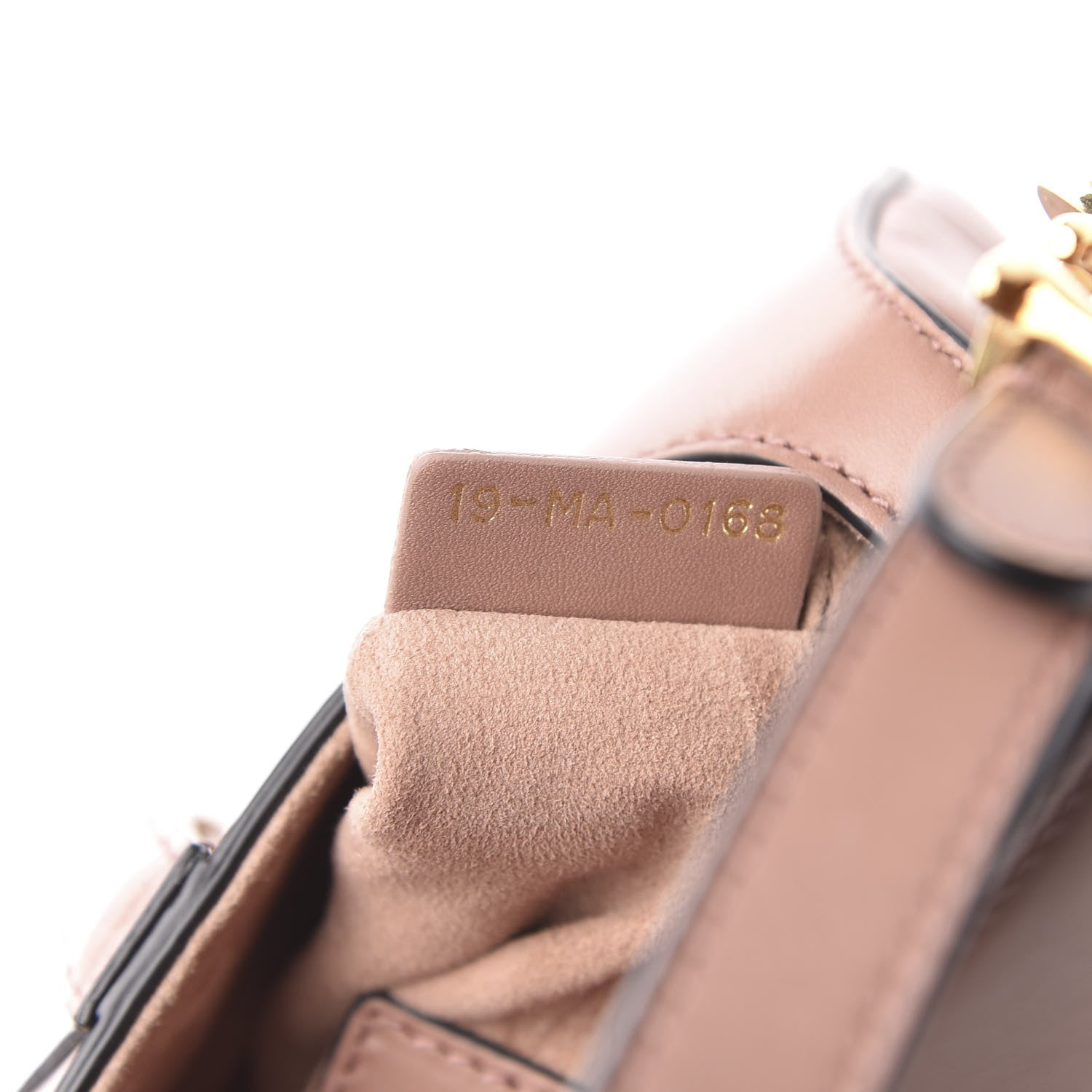 Christian Dior Calfskin Mini Saddle Bag Taupe 9 of 15