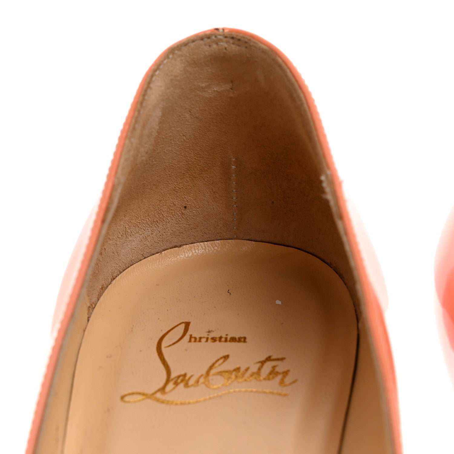 Christian Louboutin Patent Pigalle 85 Pumps 35 Mango 9 of 11