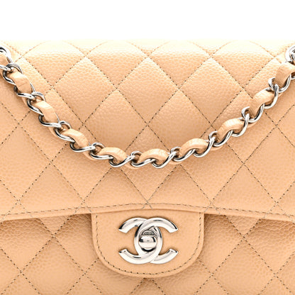 Chanel Caviar Quilted Small Double Flap Beige 8 of 11