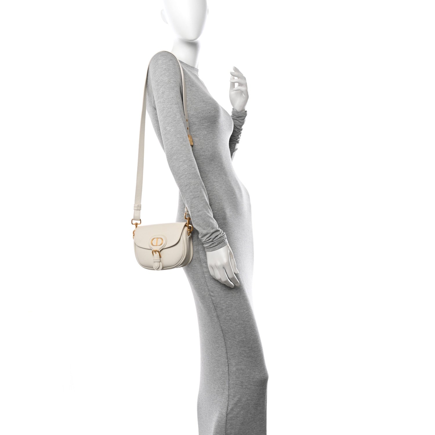 Christian Dior Box Calfskin Small Bobby Bag White 2 of 13