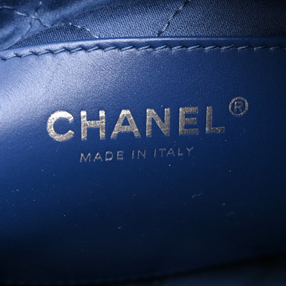 Chanel Denim Patchwork Quilted Mini Chanel 22 Blue 6 of 10