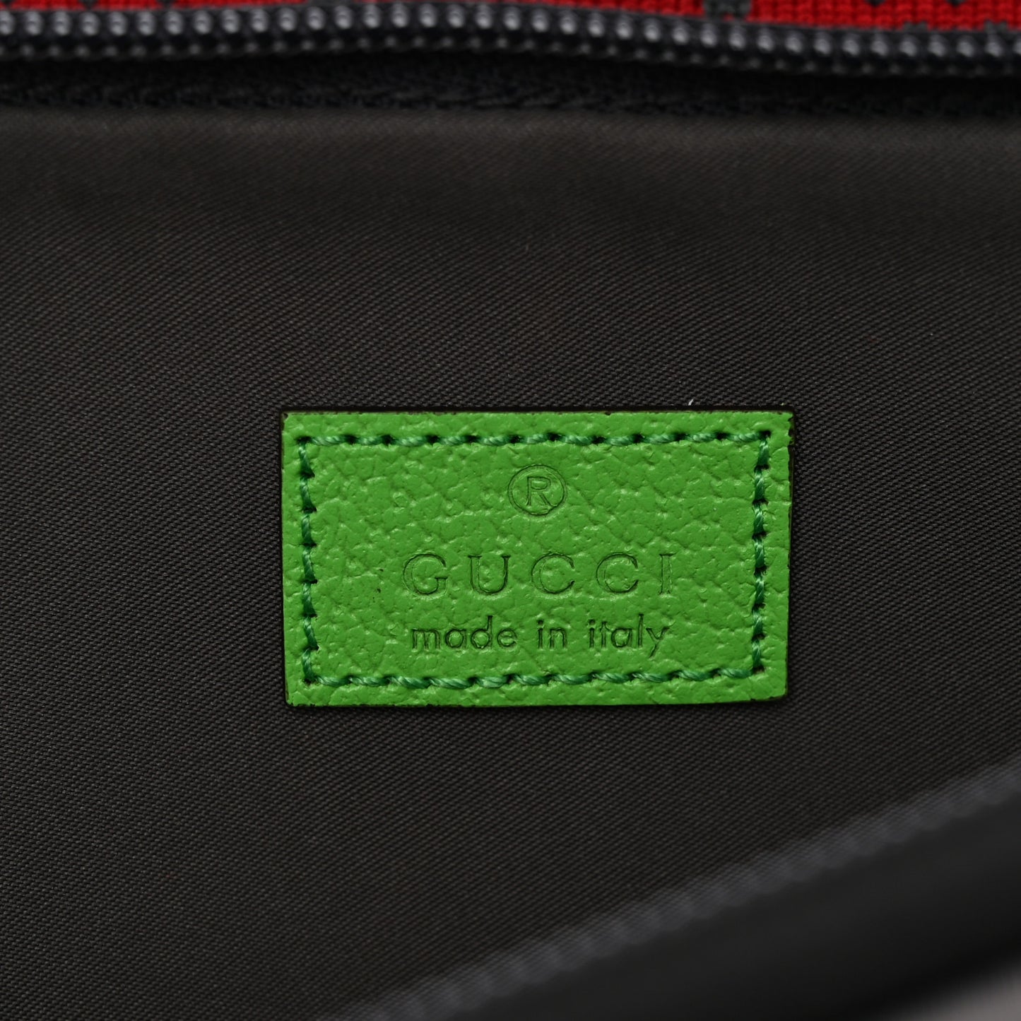 Jersey GG Monogram All Over Sporty Belt Bag Green Grey Multicolor