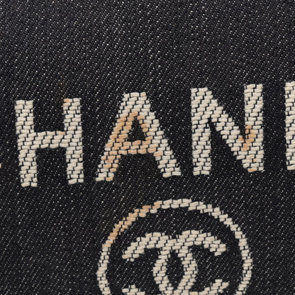 Chanel Denim Deauville Bowling Bag Blue 15 of 16