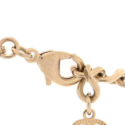 Chanel Pearl Crystal Baguette CC Short Necklace Gold 4 of 5