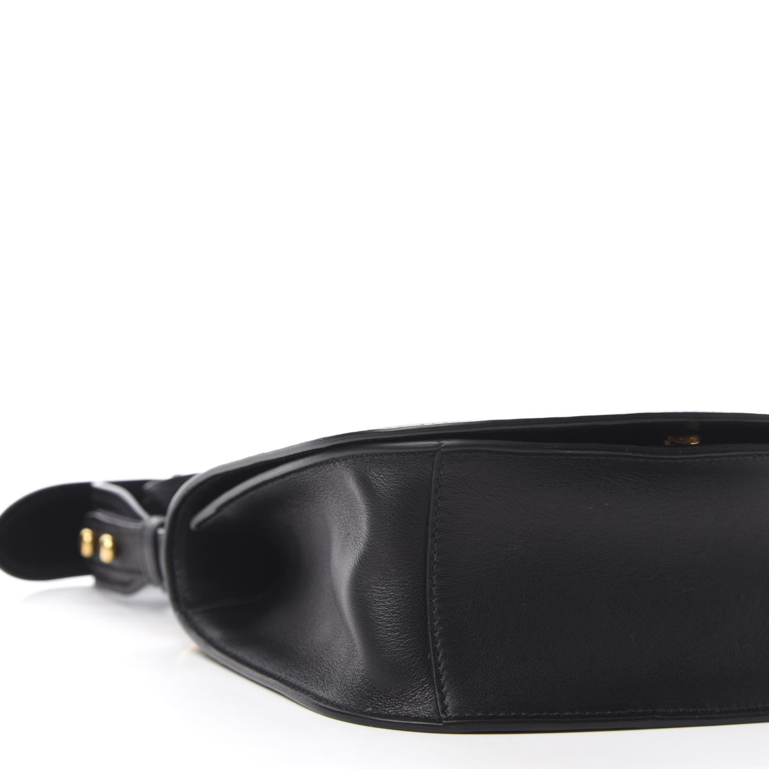 Prada City Calf Pionniere Saddle Bag Black 6 of 9
