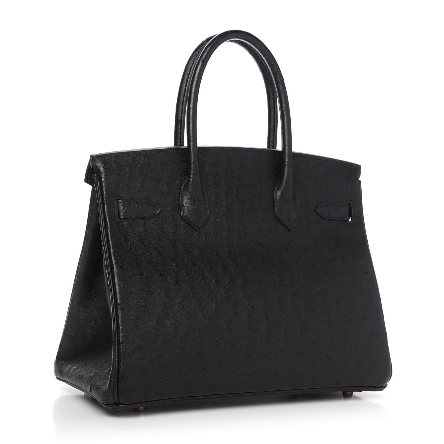 Hermes Ostrich Birkin 30 Black 3 of 11