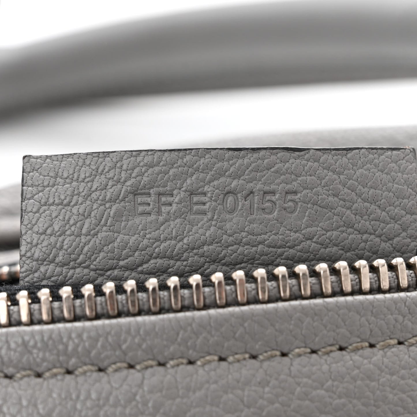 Sugar Goatskin Small Pandora Pearl Grey
