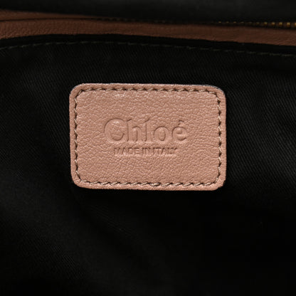 Chloe Calfskin Lizard Embossed Large Marcie Satchel 6 of 20
